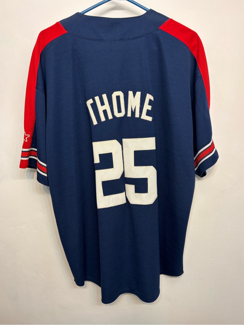 Vintage Genuine Merchandise Starter Cleveland Indians Jim Thome #25 Jersey 2XL - Picture 6 of 8